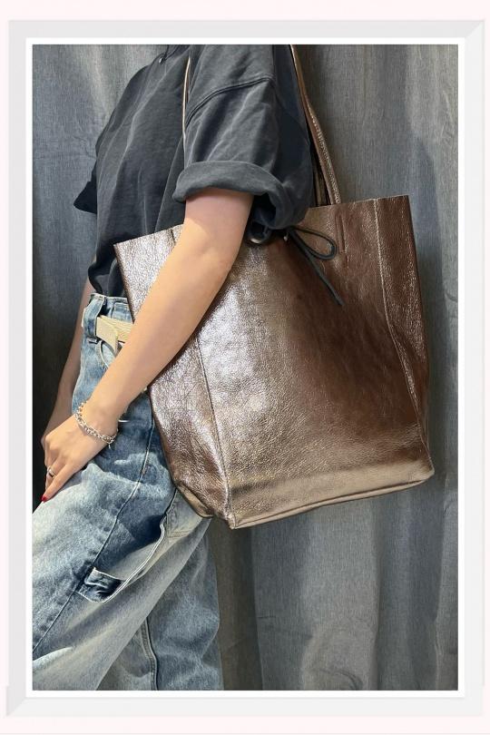 Cabas Maroquinerie Bronze Z ET Z I -Bag  C12500B Efashion Paris