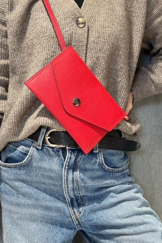 Pochettes Maroquinerie Rouge Z ET Z I -Bag  C1229B Efashion Paris