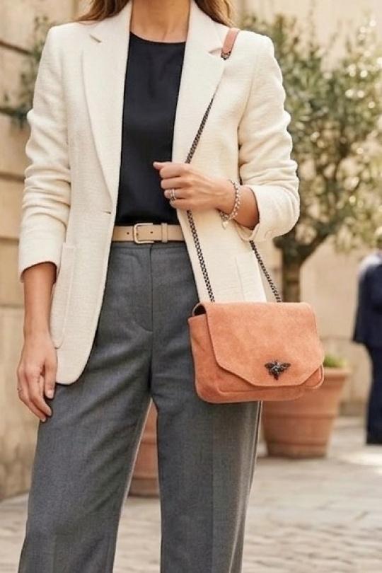 Sacs à bandoulière Maroquinerie Beige Z ET Z I -Bag  C2064A Efashion Paris