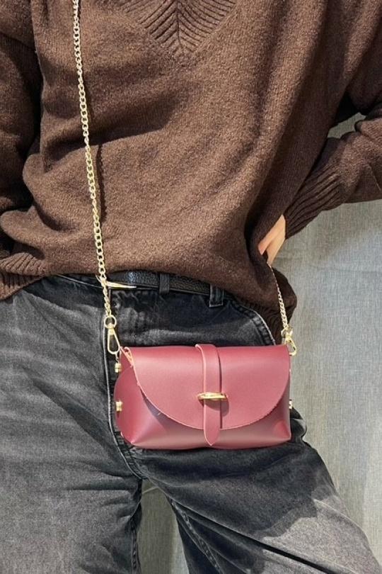 Sacs à bandoulière Maroquinerie Bordeaux Z ET Z I -Bag  C1005A Efashion Paris