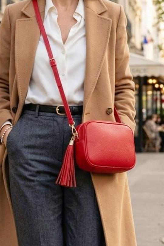 Sacs à bandoulière Maroquinerie Camel Z ET Z I -Bag  C2088 Efashion Paris