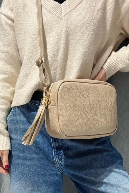 Sacs à bandoulière Maroquinerie Camel Z ET Z I -Bag  C2088 Efashion Paris