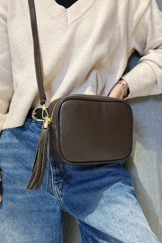 Sacs à bandoulière Maroquinerie Camel Z ET Z I -Bag  C2088 Efashion Paris