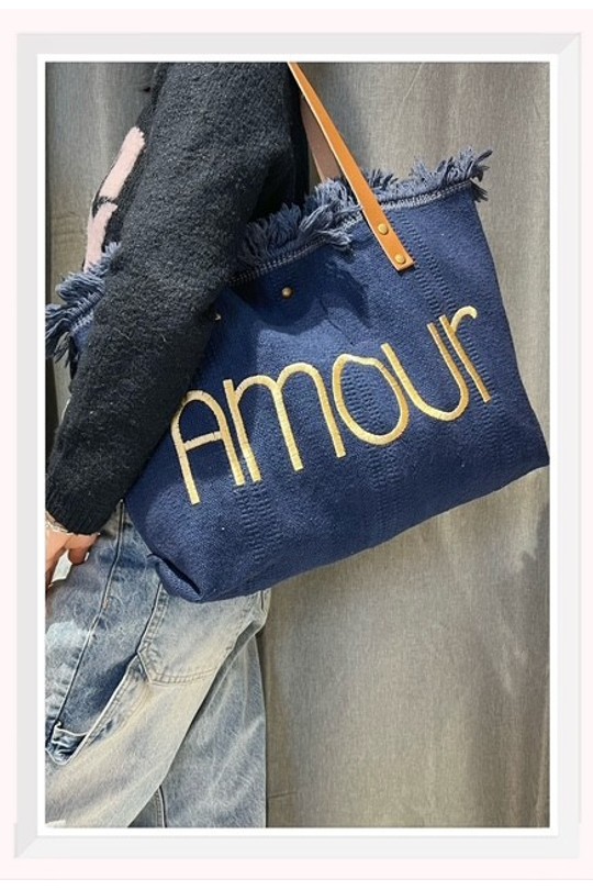 Cabas Maroquinerie Bleu Z ET Z I -Bag  18898 Efashion Paris