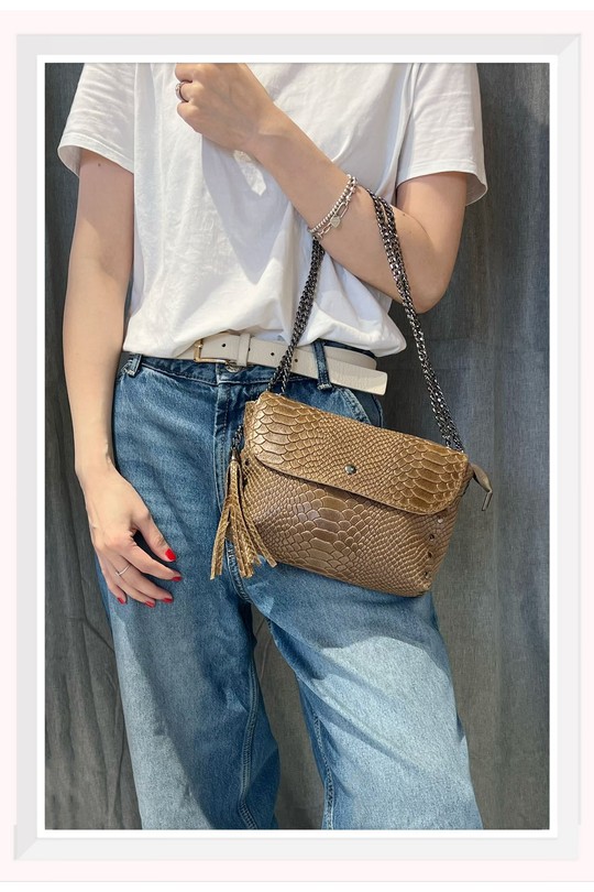 Shoulder bags Bags Taupe Z ET Z I -Bag  C1047 Efashion Paris