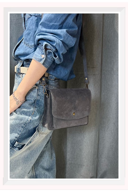 A tracolla Borse Dark grey Z ET Z I -Bag  C12502 Efashion Paris