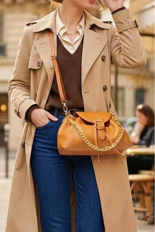 Sacs à main Maroquinerie Camel Z ET Z I -Bag  C0345 Efashion Paris