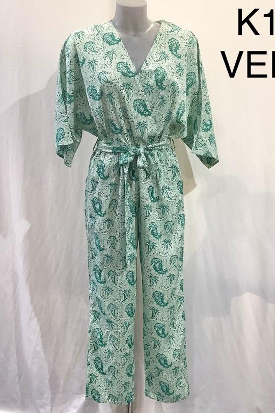 Monos Mujer Green J STARS K13 VERT  Efashion Paris