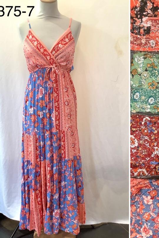 Abiti maxi Donna Colori mescolati J STARS FL375-7 Efashion Paris