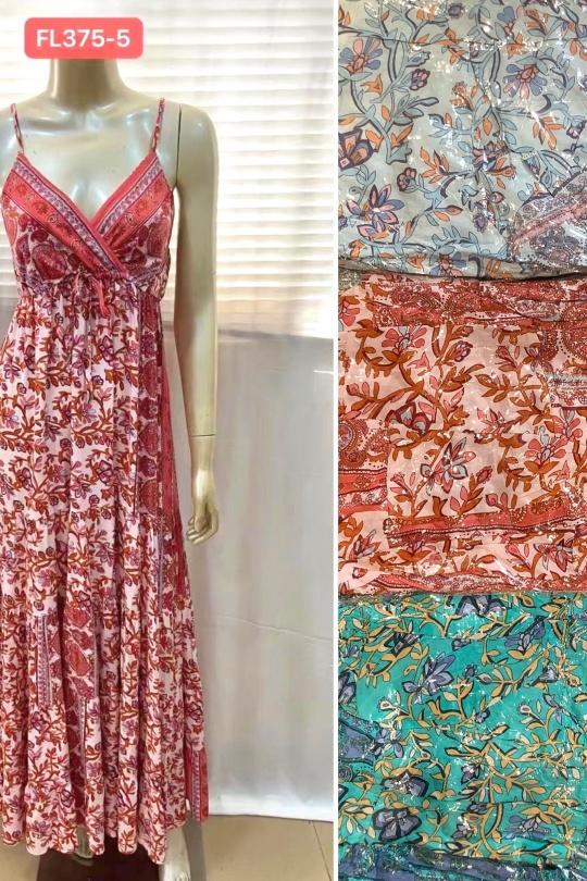 Abiti maxi Donna Colori mescolati J STARS FL375-5 Efashion Paris