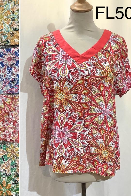 Top Donna Colori mescolati J STARS FL506-1 Efashion Paris