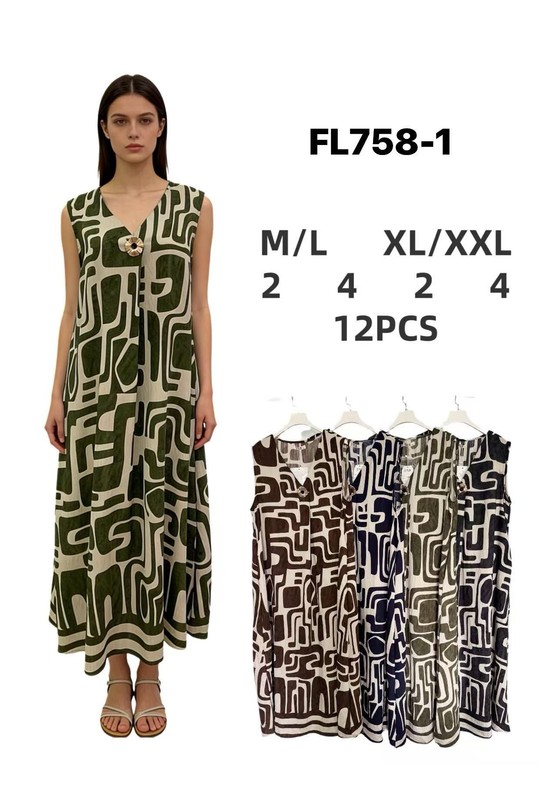 Robes longues Femme Couleurs mélangées J STARS fl758-1 Efashion Paris