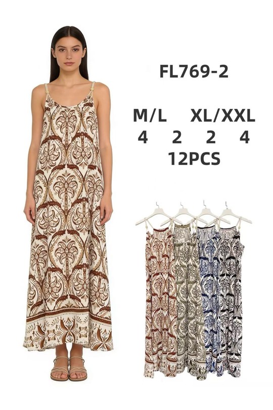 Robes longues Femme Couleurs mélangées J STARS FL769-2 Efashion Paris