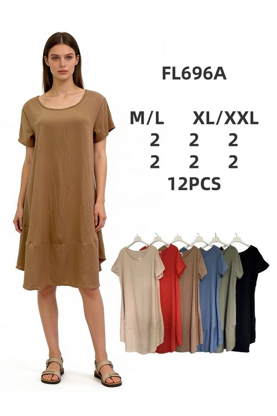 Robes mi-longues Femme Couleurs mélangées J STARS fl696a Efashion Paris