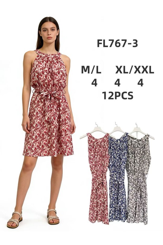 Robes courtes Femme Couleurs mélangées J STARS fl767-3 Efashion Paris