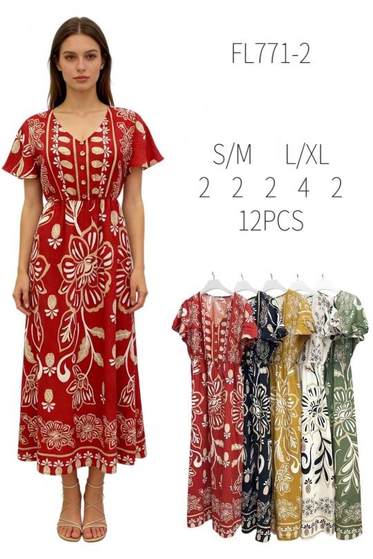 Robes longues Femme Couleurs mélangées J STARS FL771-2 Efashion Paris