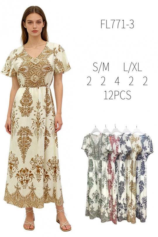 Robes longues Femme Couleurs mélangées J STARS FL771-3 Efashion Paris