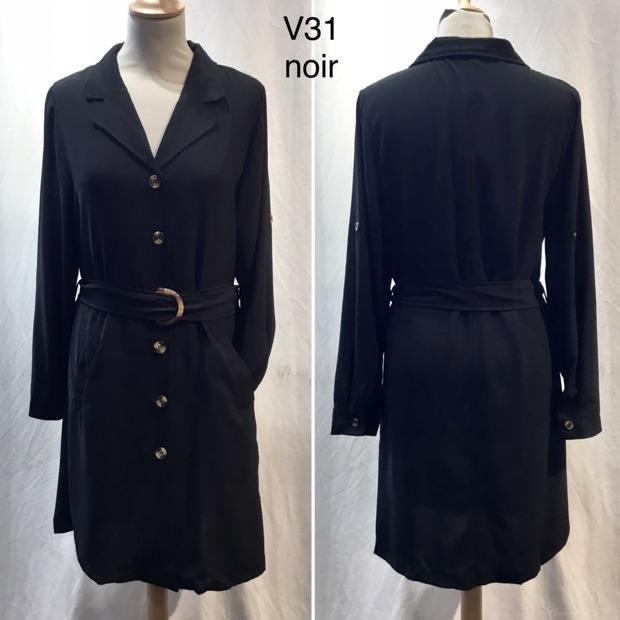 Trench coats Women Black J STARS V31 #c Efashion Paris