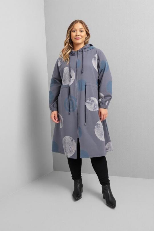 Chaquetas y cazadoras Mujer Grey Pomme Rouge C6508 Efashion Paris