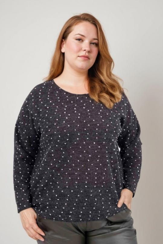 Tops Donna Black Pomme Rouge T82830 Efashion Paris