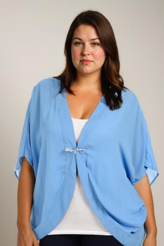 Cárdigans Mujer Blue Pomme Rouge A545 Efashion Paris