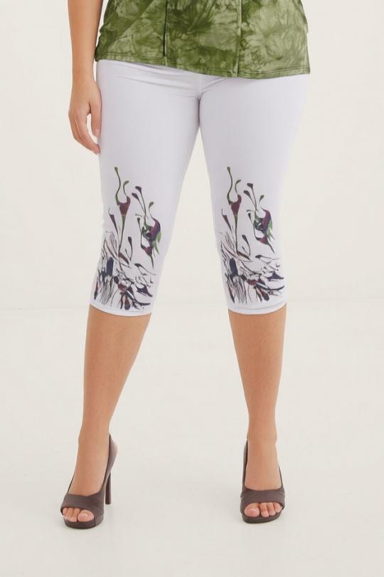 Leggings  Donna White Pomme Rouge B115 Efashion Paris