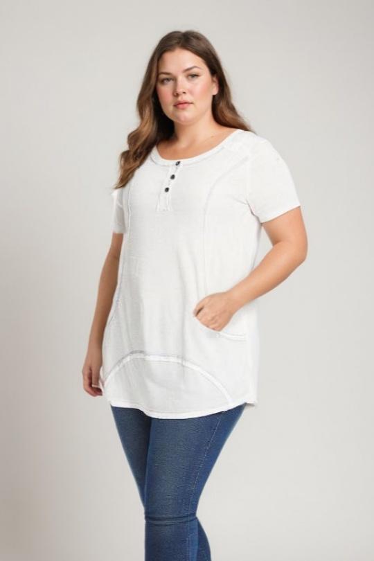 Blusones Mujer White Pomme Rouge A699 Efashion Paris