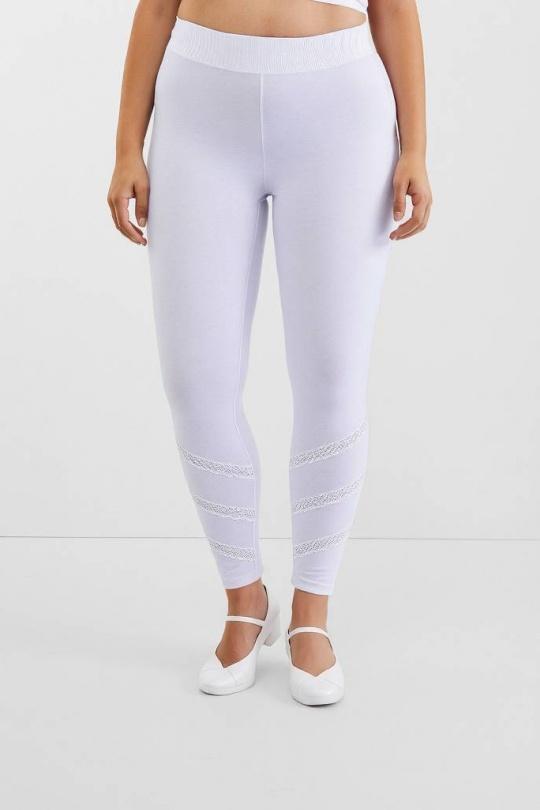 Leggings Mujer White Pomme Rouge B225 Efashion Paris