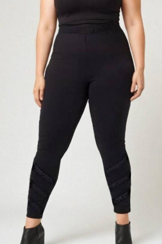 Leggings Mujer Black Pomme Rouge B225 Efashion Paris
