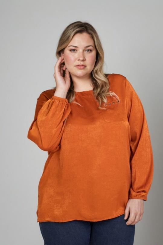 Camisas & blusas Mujer Rust Pomme Rouge C6175 Efashion Paris