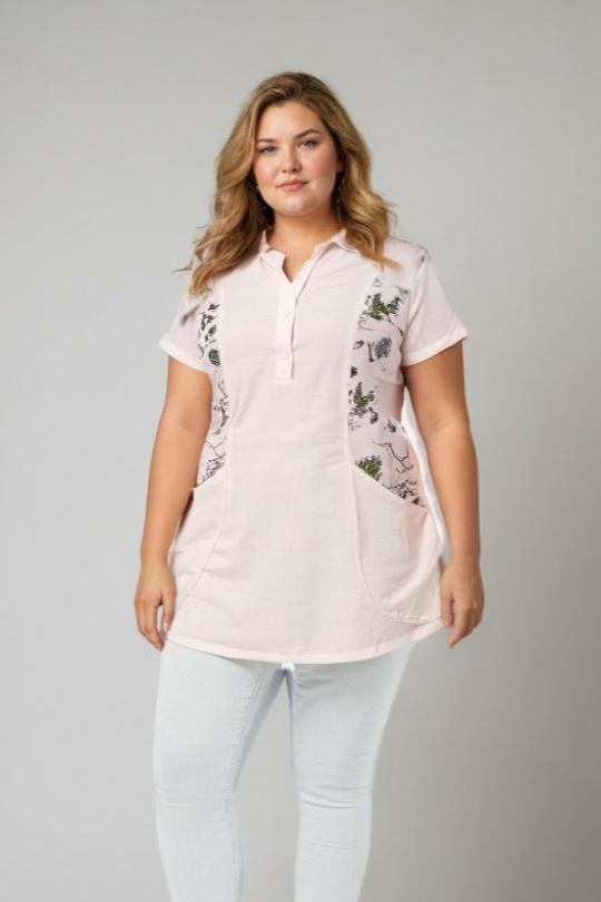 Tuniques Femme Blanc Pomme Rouge A877 Efashion Paris
