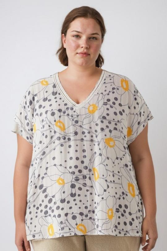 Chemises & blouses Femme Blanc Pomme Rouge A890 Efashion Paris
