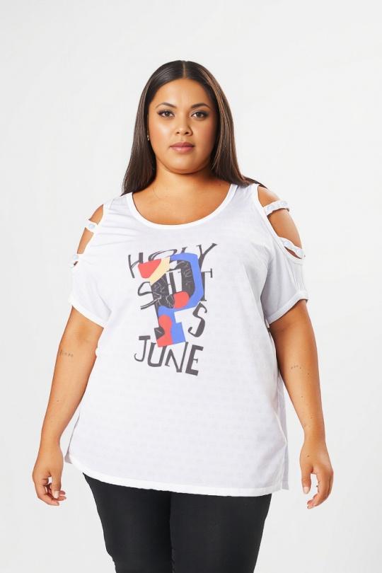 T-shirts Femme Blanc Pomme Rouge A892 Efashion Paris