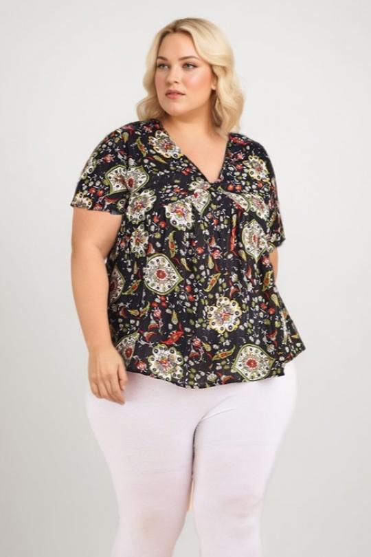 Tops Femme Noir Pomme Rouge C6219 Efashion Paris