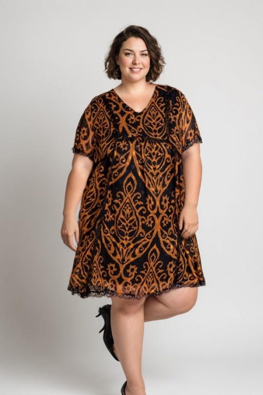 Robes & Combinaisons Femme Camel Pomme Rouge C6225 Efashion Paris