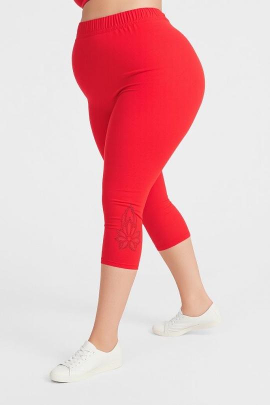 Leggings  Women Orange Pomme Rouge B210 Efashion Paris