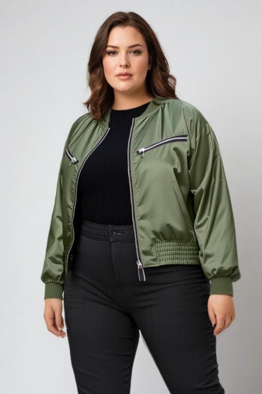 Jackets Women Khaki Pomme Rouge C6535 Efashion Paris