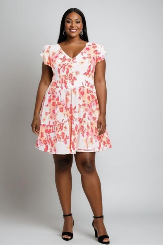 Robes & Combinaisons Femme Rose Pomme Rouge C6566 Efashion Paris