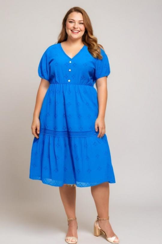 Robes & Combinaisons Femme Bleu Pomme Rouge C6568 Efashion Paris
