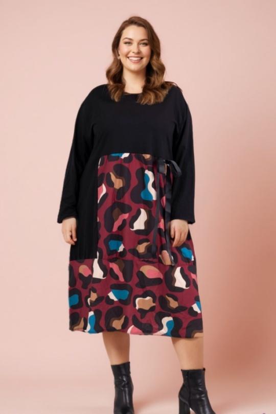 Robes & Combinaisons Femme Noir Pomme Rouge T8833 Efashion Paris