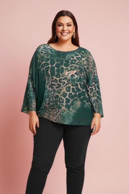 Chemises & blouses Femme Vert Pomme Rouge T7179A Efashion Paris