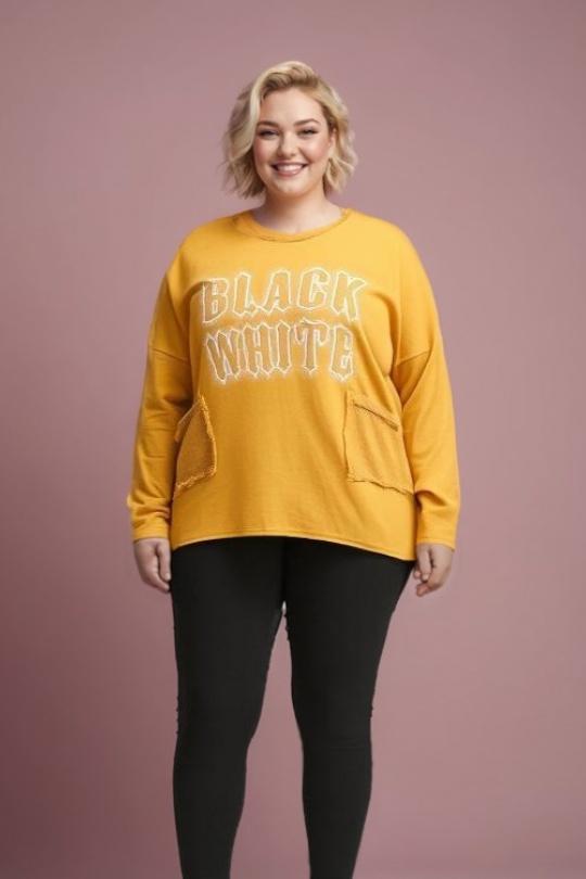 T-shirts Femme Jaune Pomme Rouge T11721 Efashion Paris