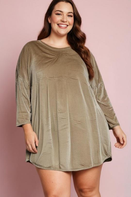 Tunics Women Beige Pomme Rouge T6351 Efashion Paris