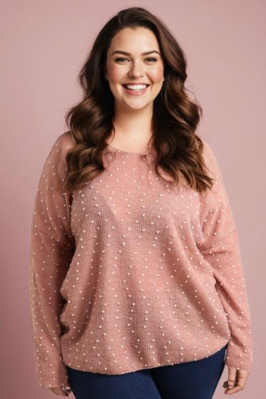 Jumpers Women Pink Pomme Rouge T82830 Efashion Paris