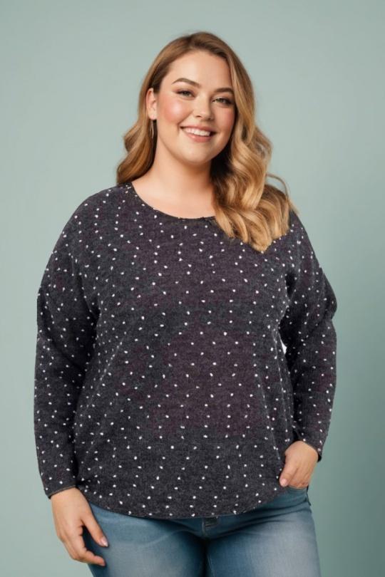 Jumpers Women Black Pomme Rouge T82830 Efashion Paris