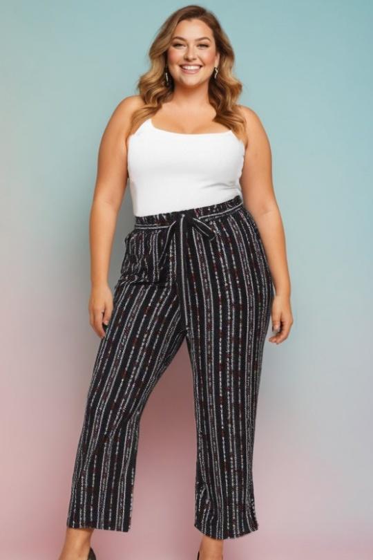 Trousers Women Black Pomme Rouge B231 Efashion Paris