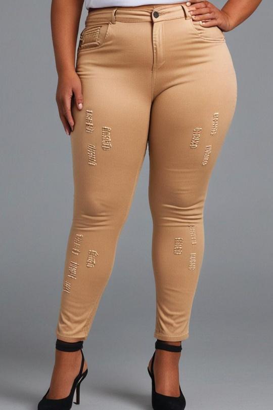 Jeans Femme Beige Pomme Rouge B201 Efashion Paris