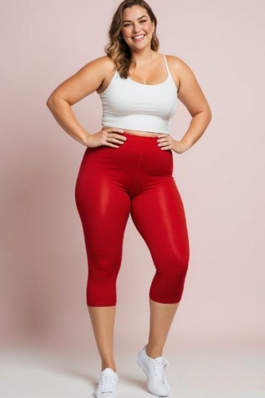 Leggings  Femme Rouge Pomme Rouge B215 Efashion Paris