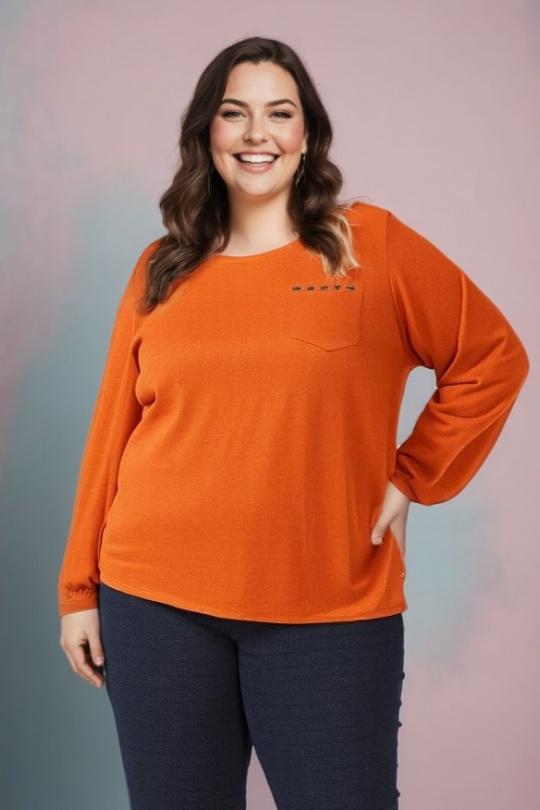 Chemises & blouses Femme Rouille Pomme Rouge C6175 Efashion Paris