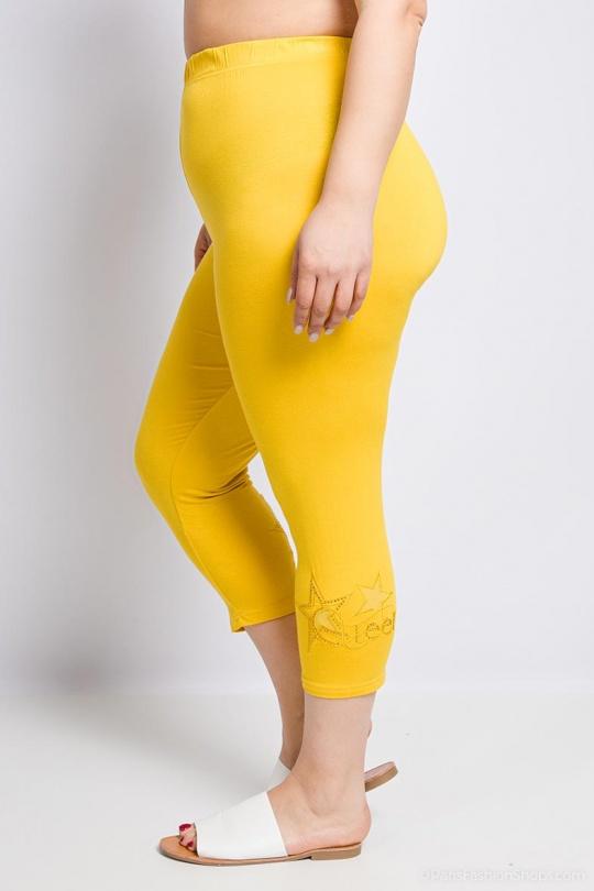 Leggings  Femme Jaune Pomme Rouge B209 Efashion Paris